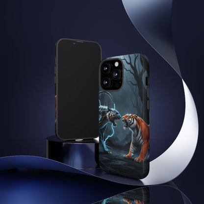 Phone Case - Lion vs Alien Tough Case