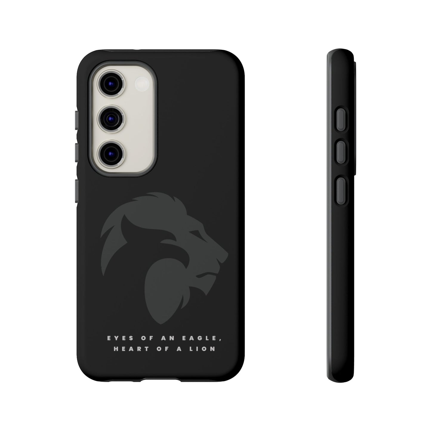 motivational black eagle & lion Tough Cases