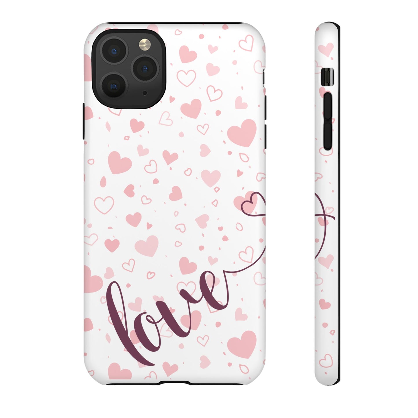 Phone Cases love light bg Tough Cases