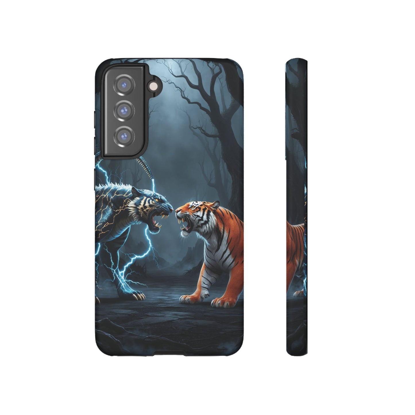 Phone Case - Lion vs Alien Tough Case