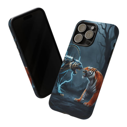 Phone Case - Lion vs Alien Tough Case