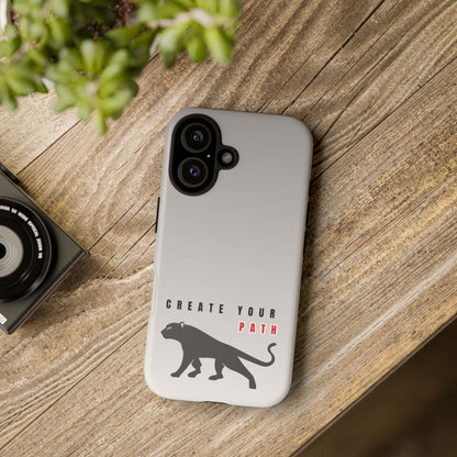 Tough Cases - Create Your Path Black Cat Phone Case