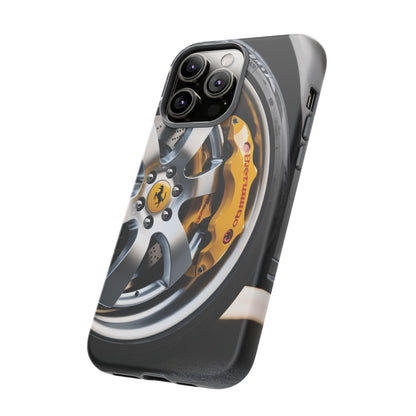 Phone Cases - Ferrari Brake and Wheel Design