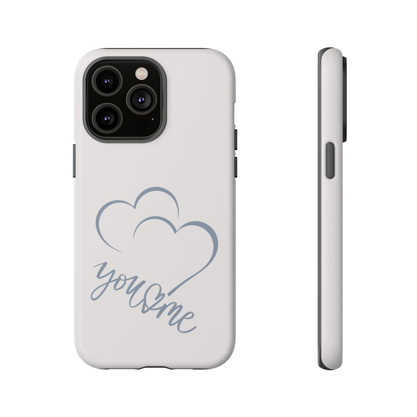 Phone Cases you and me 2 hearts Tough Cases