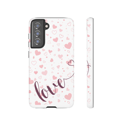 Phone Cases love light bg Tough Cases