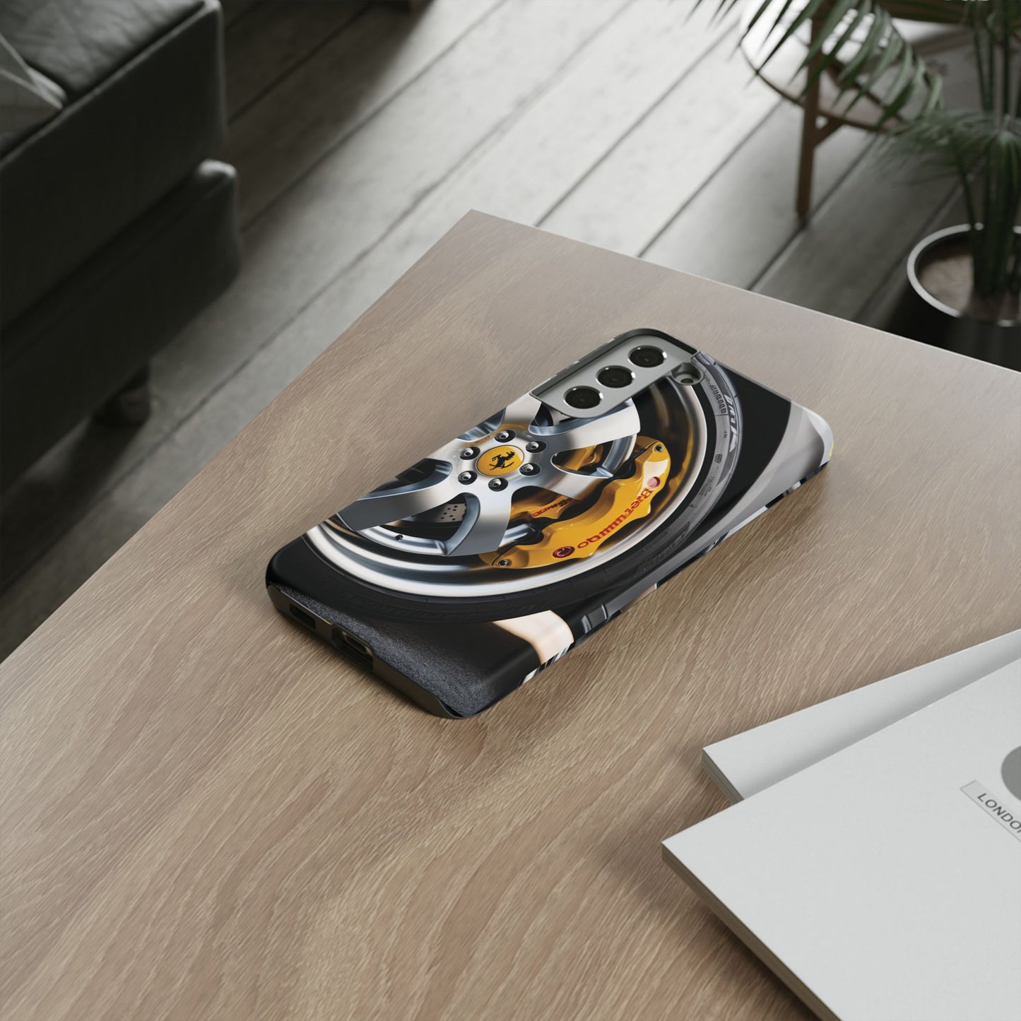 Phone Cases - Ferrari Brake and Wheel Design