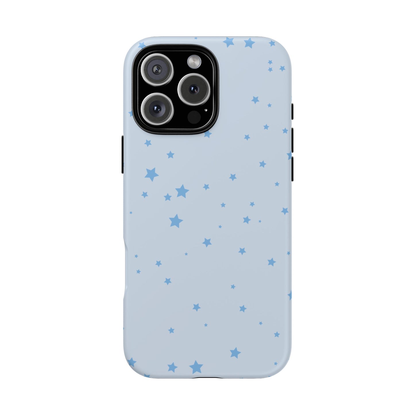 Phone Case - Blue Star in Light Blue Background Design