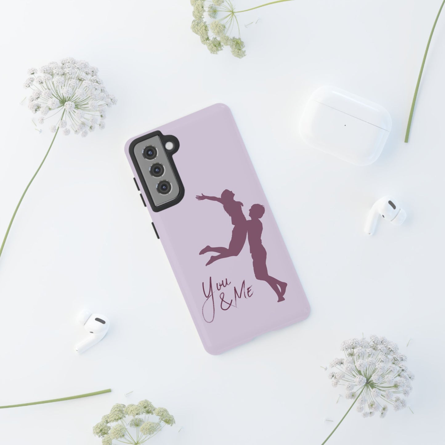 Phone Cases - You and Me Love Girl and Boy Enjoy Tough Cases