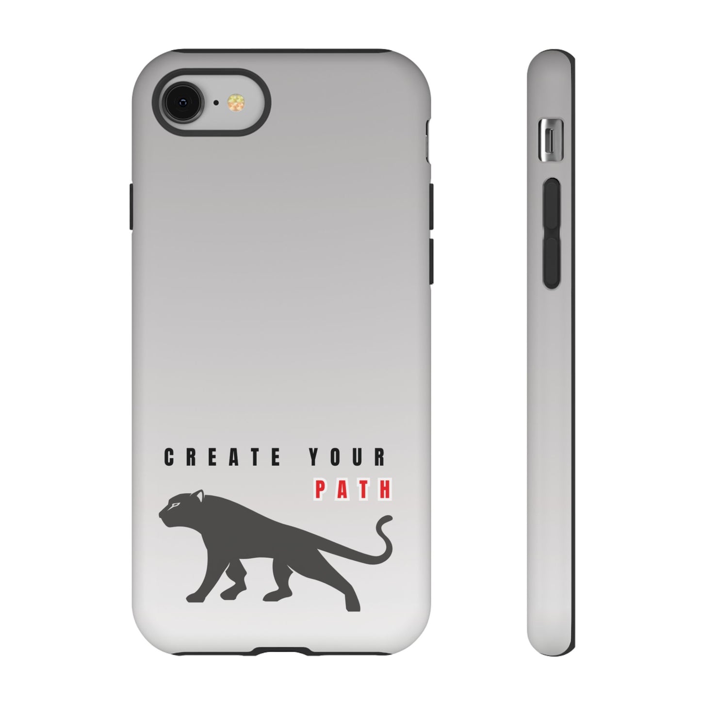 Tough Cases - Create Your Path Black Cat Phone Case