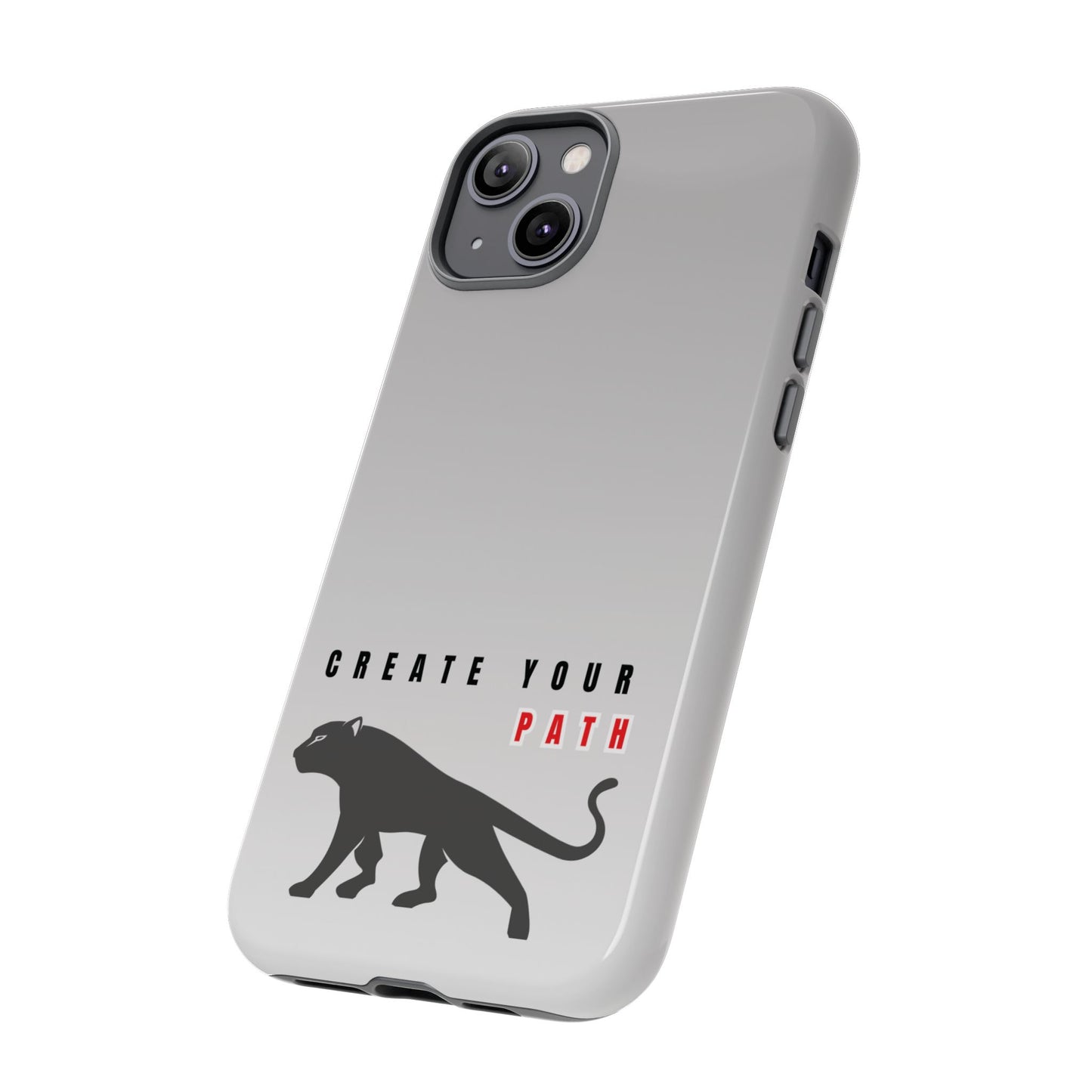 Tough Cases - Create Your Path Black Cat Phone Case