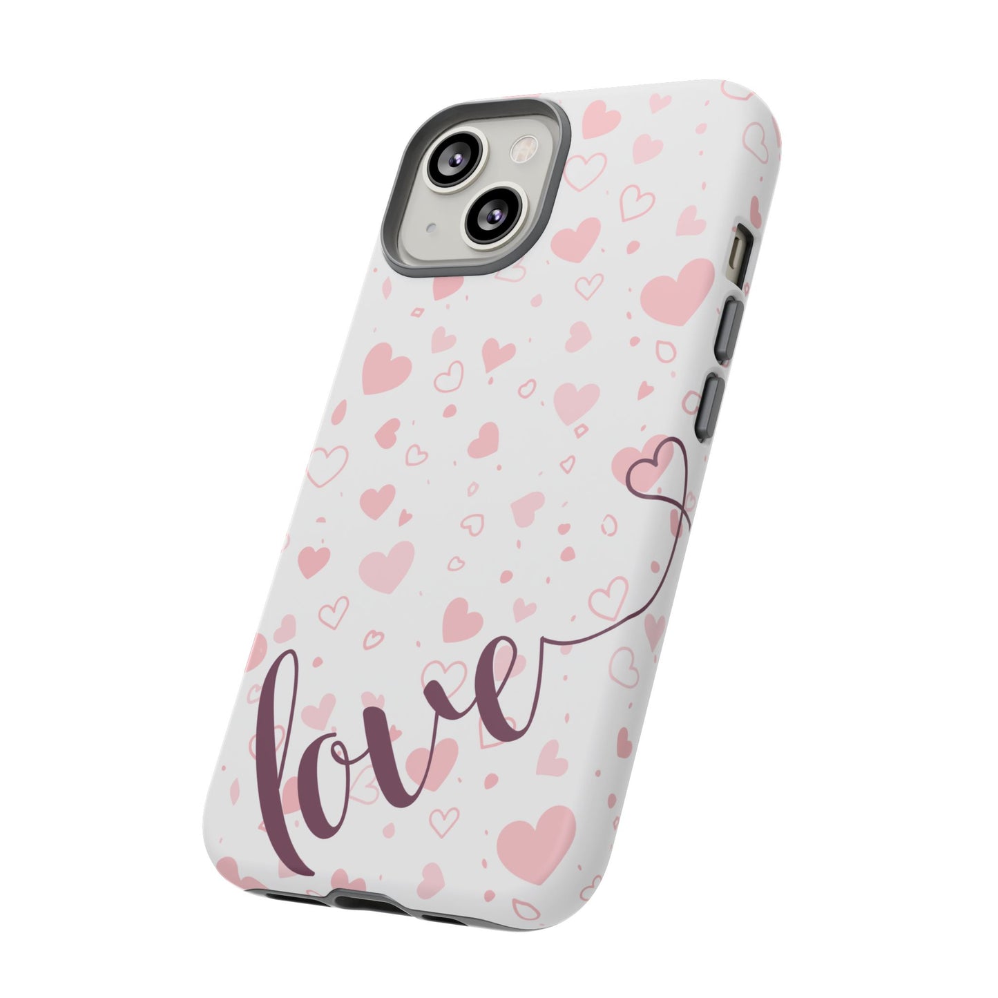 Phone Cases love light bg Tough Cases