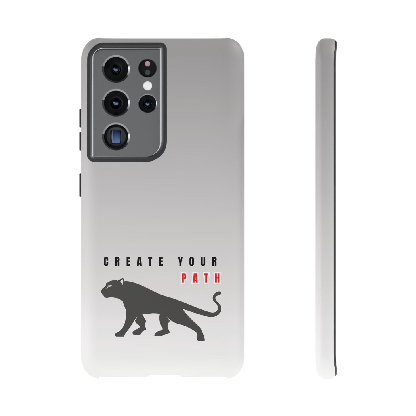 Tough Cases - Create Your Path Black Cat Phone Case