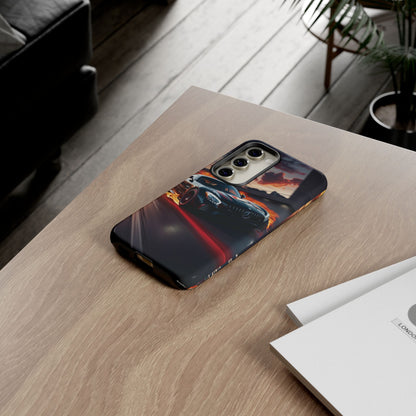 Phone Cases - Mercedes AMG in Urban Flames Design