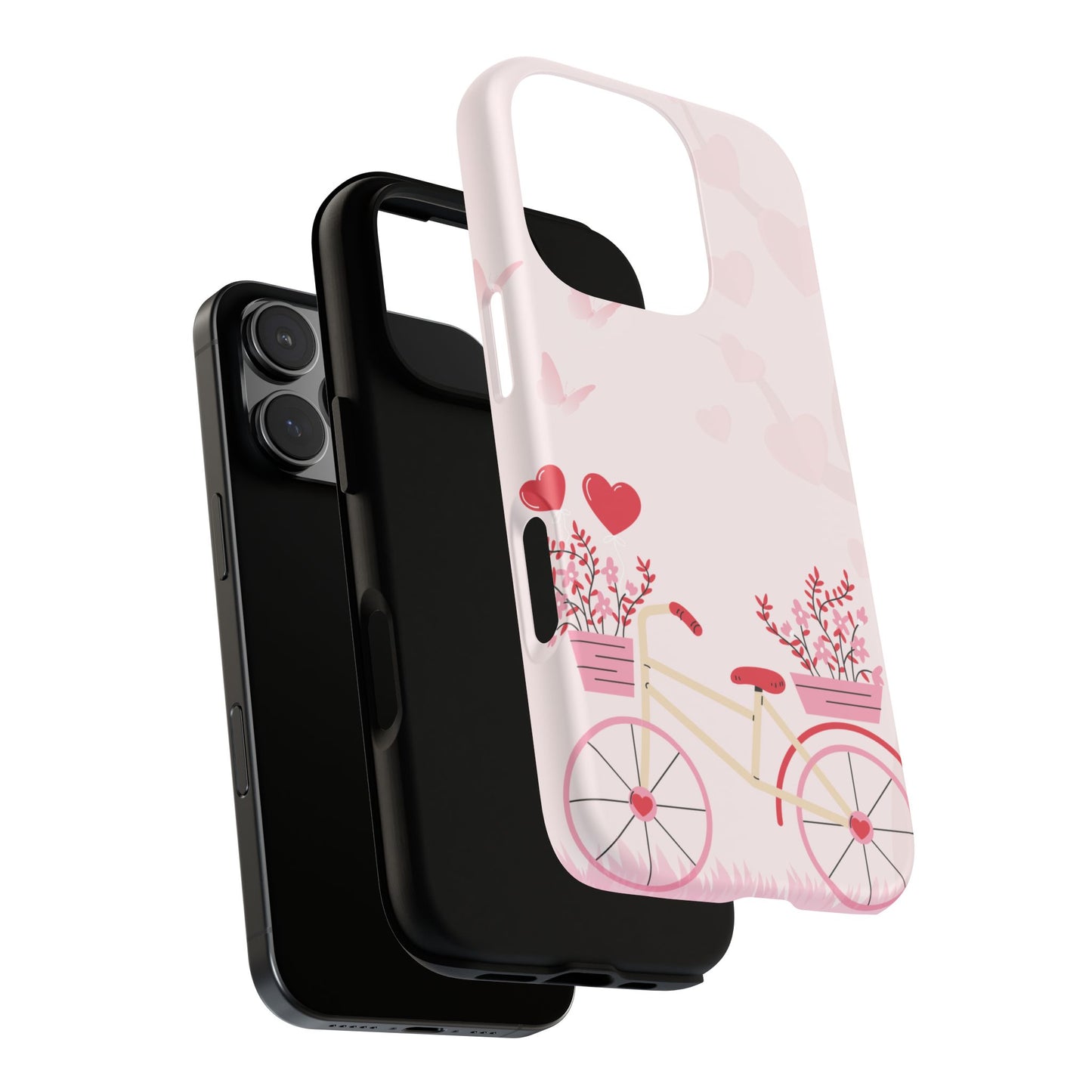 Phone Cases - Pink Cycle Pattern