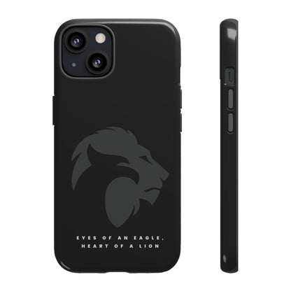 motivational black eagle & lion Tough Cases