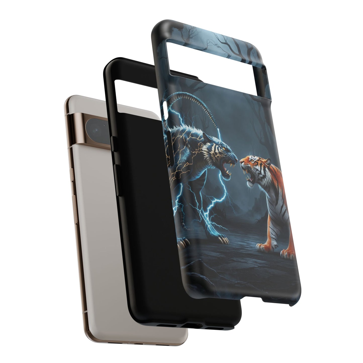 Phone Case - Lion vs Alien Tough Case