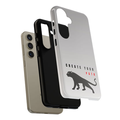 Tough Cases - Create Your Path Black Cat Phone Case