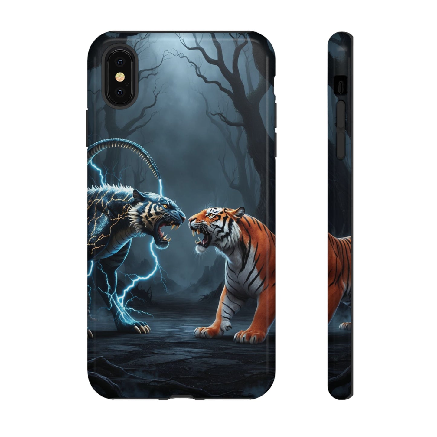 Phone Case - Lion vs Alien Tough Case