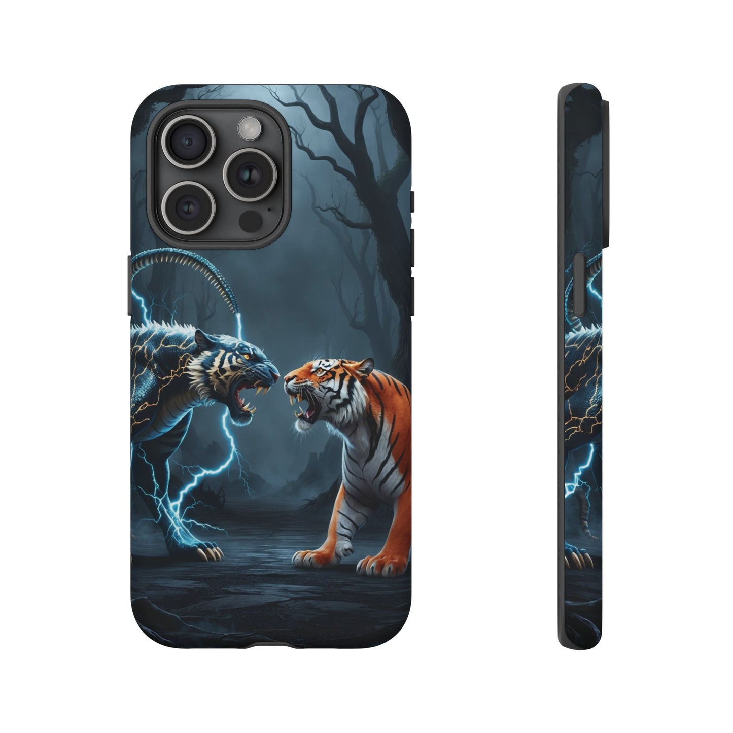 Phone Case - Lion vs Alien Tough Case