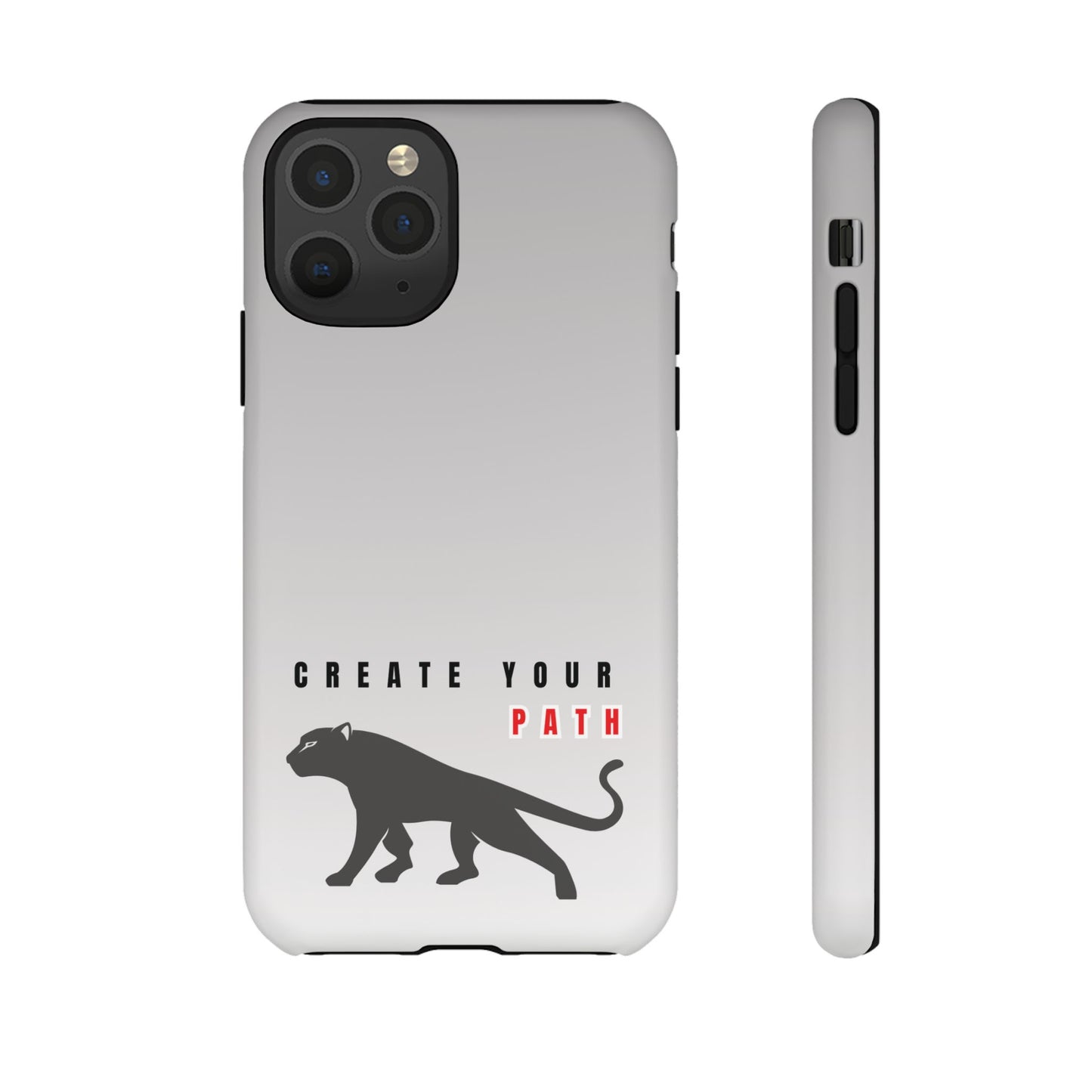 Tough Cases - Create Your Path Black Cat Phone Case