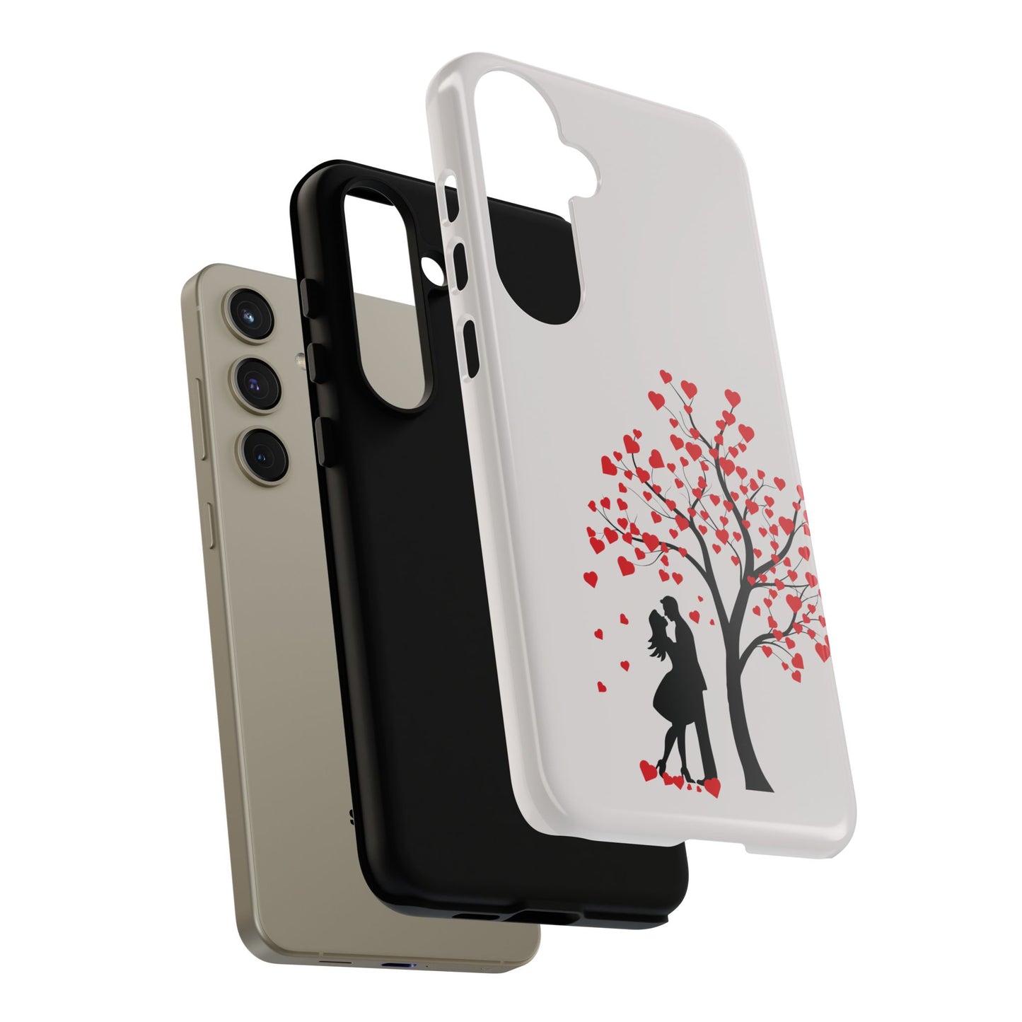 Phone Case - Lover Below in Heart Tree Design