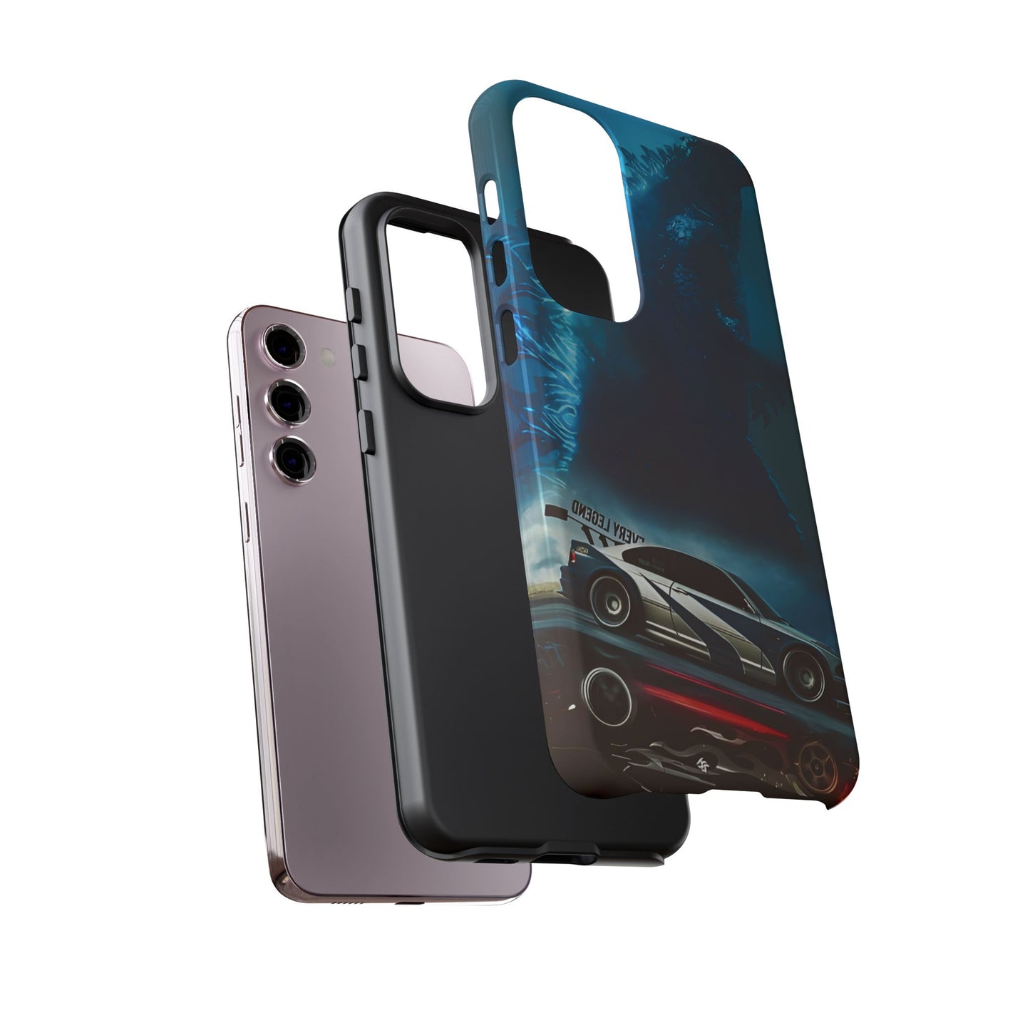 Phone Case - Car and Big Bear Design