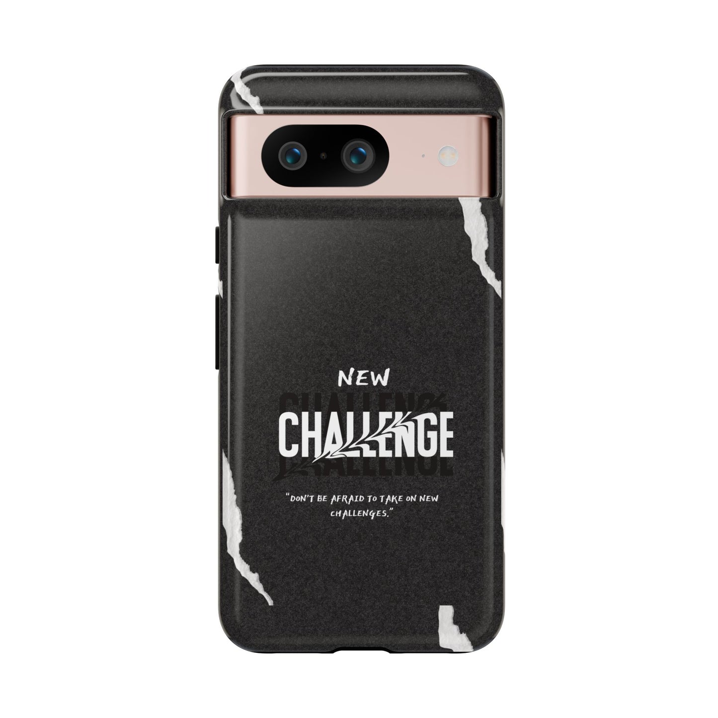 motivational new challenge phone Cases