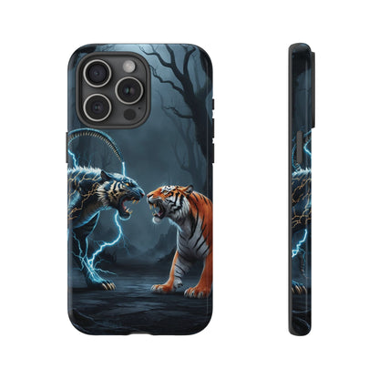 Phone Case - Lion vs Alien Tough Case