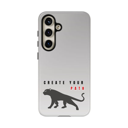 Tough Cases - Create Your Path Black Cat Phone Case