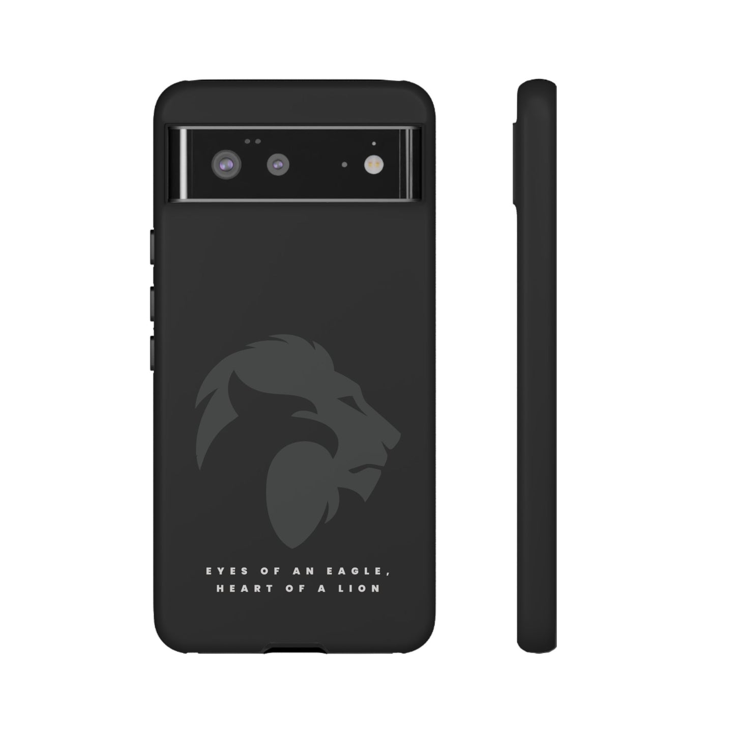 motivational black eagle & lion Tough Cases