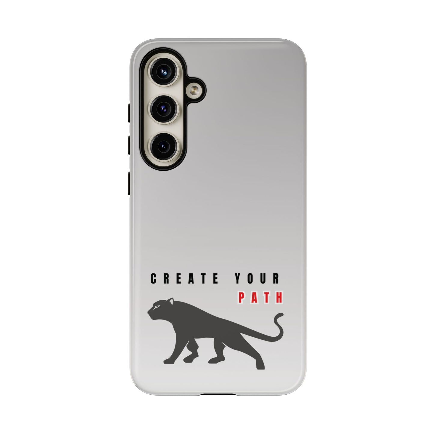 Tough Cases - Create Your Path Black Cat Phone Case