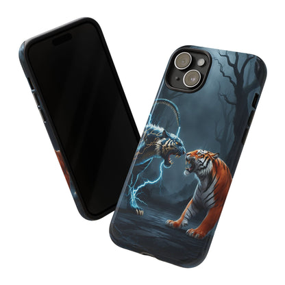 Phone Case - Lion vs Alien Tough Case