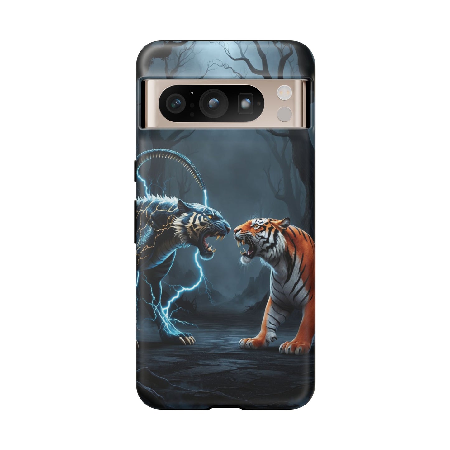 Phone Case - Lion vs Alien Tough Case