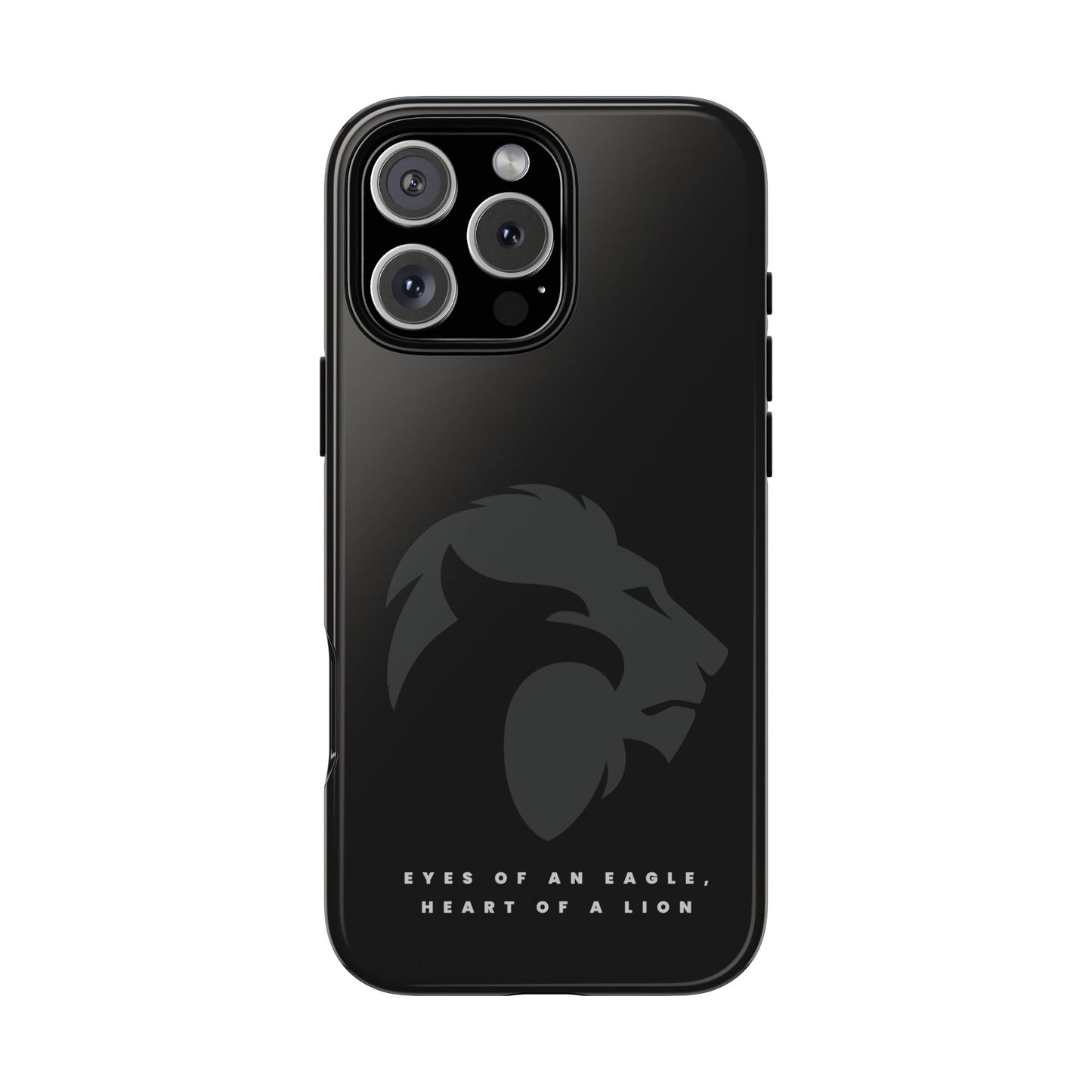 motivational black eagle & lion Tough Cases