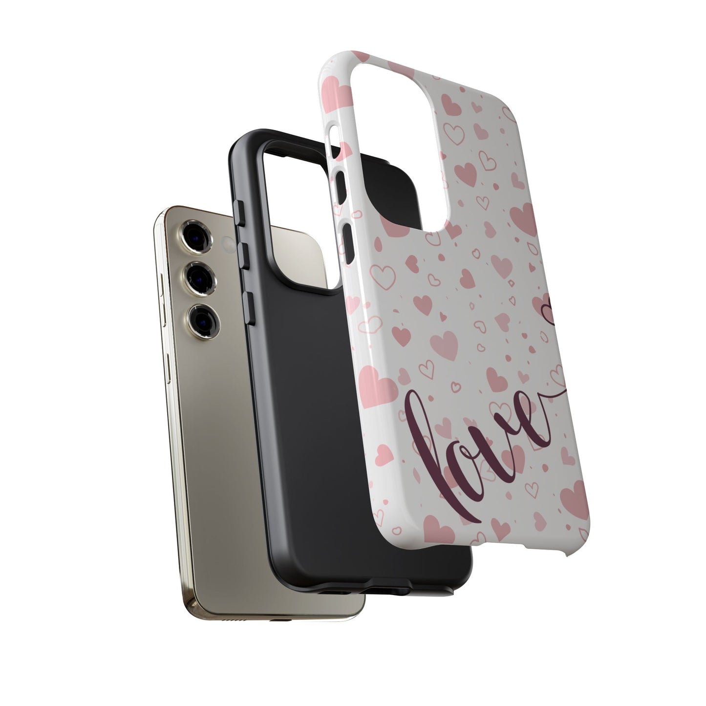 Phone Cases love light bg Tough Cases