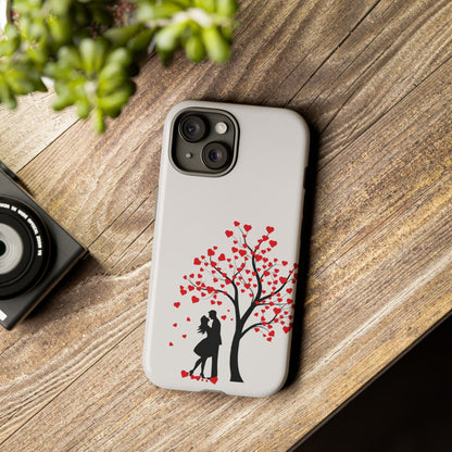 Phone Case - Lover Below in Heart Tree Design