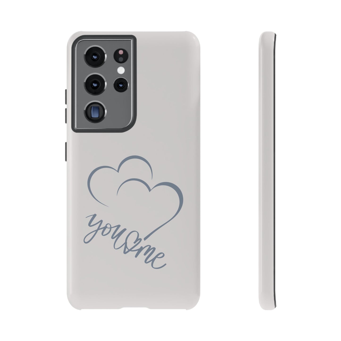 Phone Cases you and me 2 hearts Tough Cases