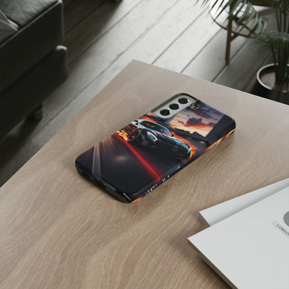 Phone Cases - Mercedes AMG in Urban Flames Design