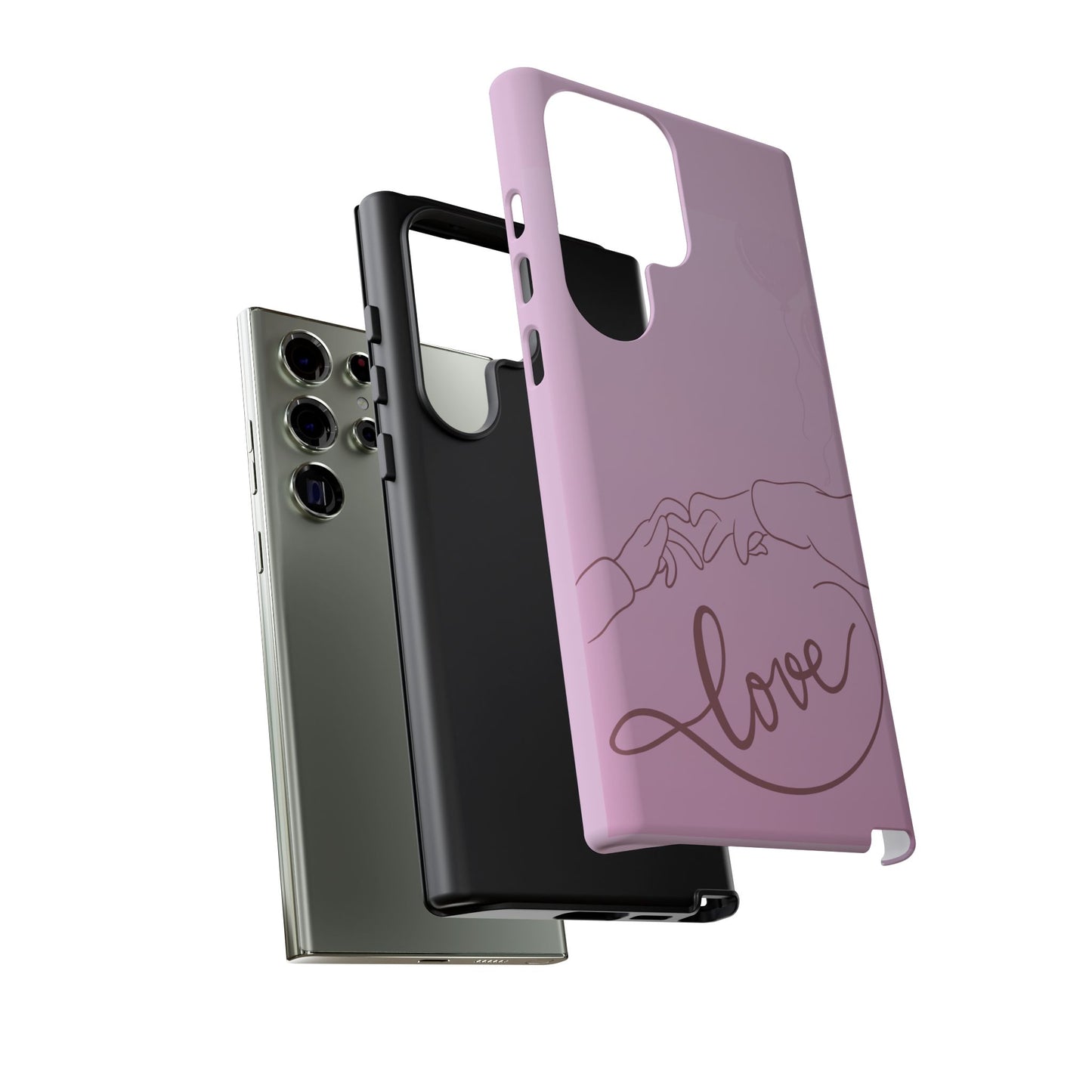 Phone Cases - Love Finger Heart Design