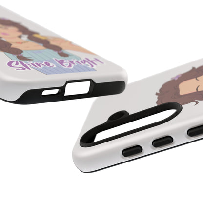 Phone Case - Shine Bright Girl Make Makeup