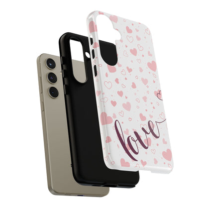 Phone Cases love light bg Tough Cases