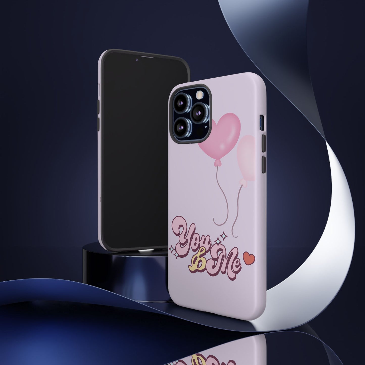 Phone Cases you and me 2 hearts ballon Tough Cases