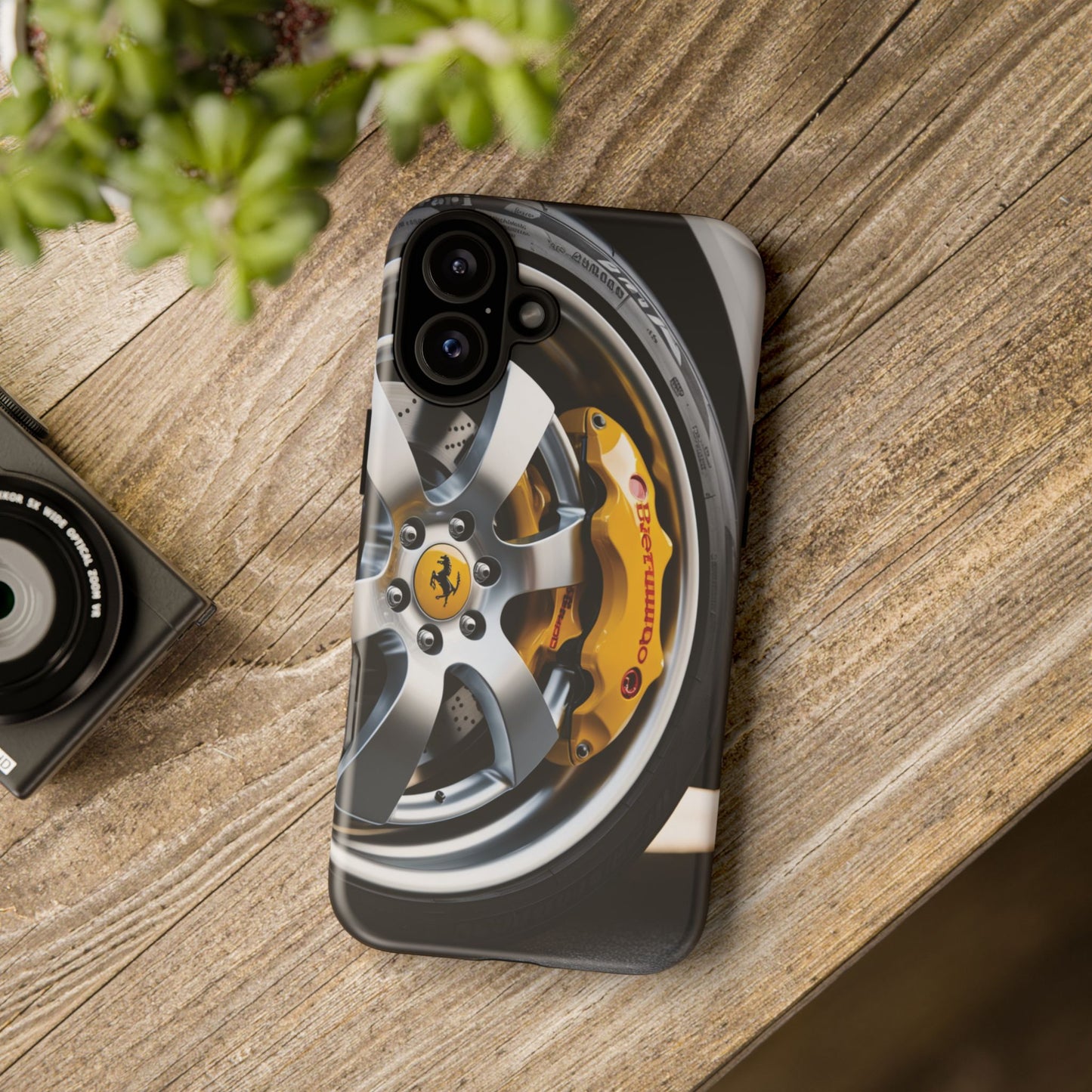 Phone Cases - Ferrari Brake and Wheel Design