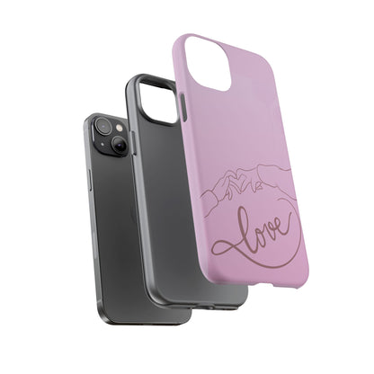 Phone Cases - Love Finger Heart Design