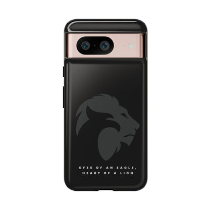 motivational black eagle & lion Tough Cases