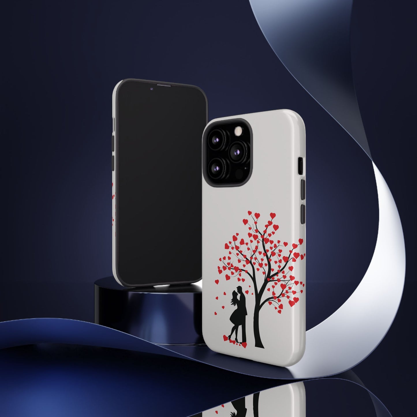 Phone Case - Lover Below in Heart Tree Design