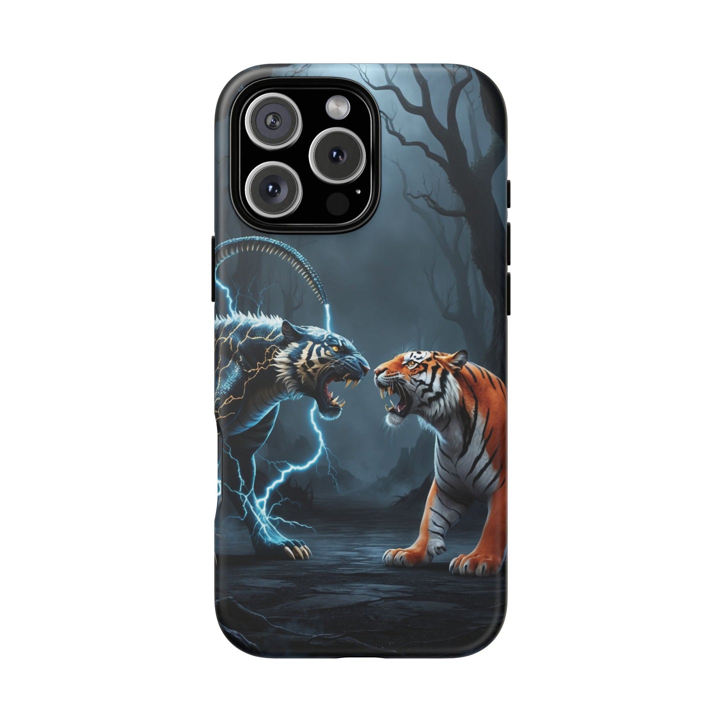 Phone Case - Lion vs Alien Tough Case