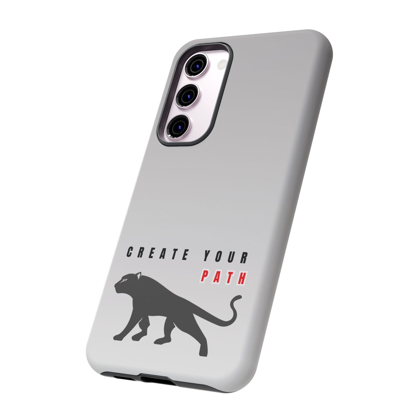 Tough Cases - Create Your Path Black Cat Phone Case