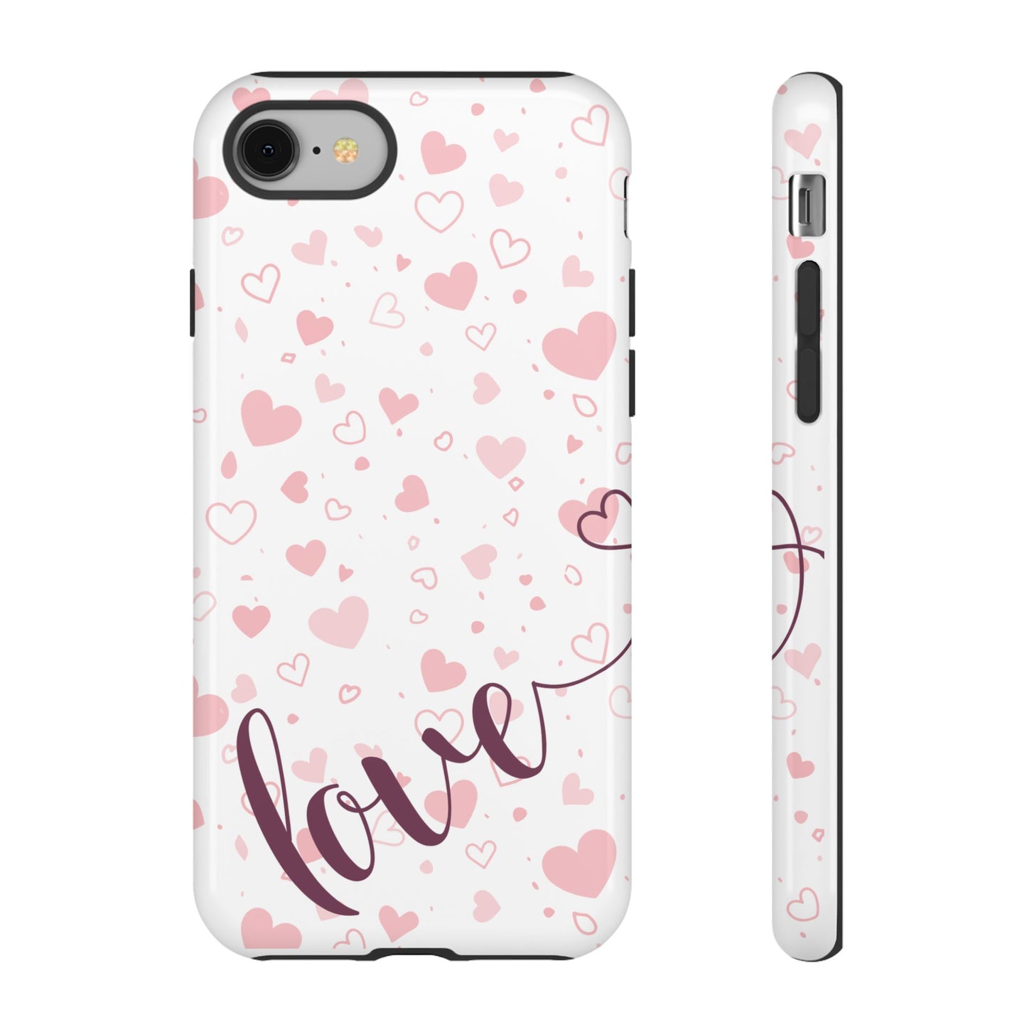 Phone Cases love light bg Tough Cases