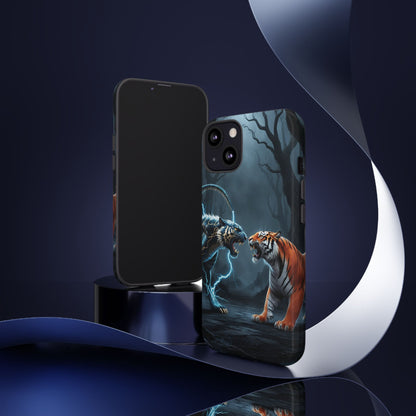 Phone Case - Lion vs Alien Tough Case